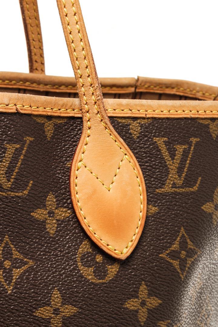 Louis Vuitton Brown Monogram Canvas Neverfull MM Tote Bag