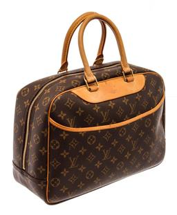 Louis Vuitton Brown Monogram Deauville Shoulder Bag