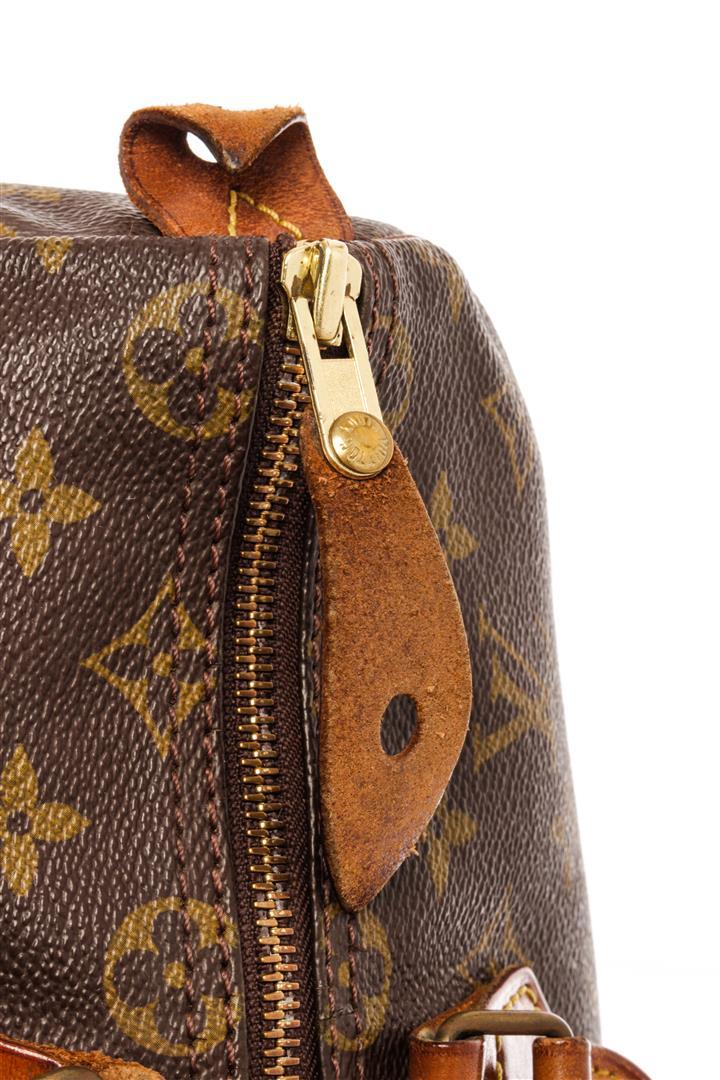 Louis Vuitton Brown Monogram Canvas Speedy 35 Satchel Bag