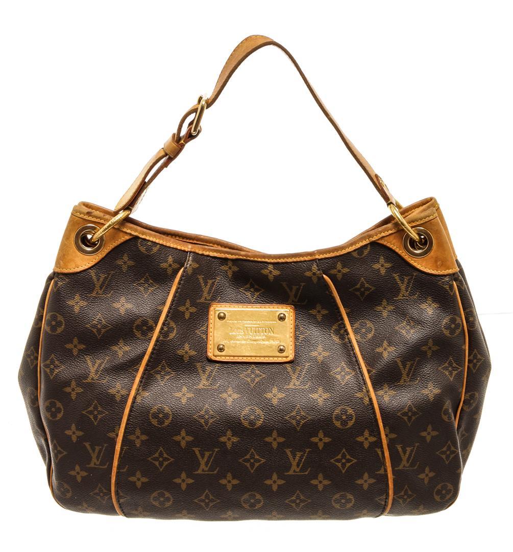 Louis Vuitton Brown Monogram Canvas Galliera PM Hobo Bag