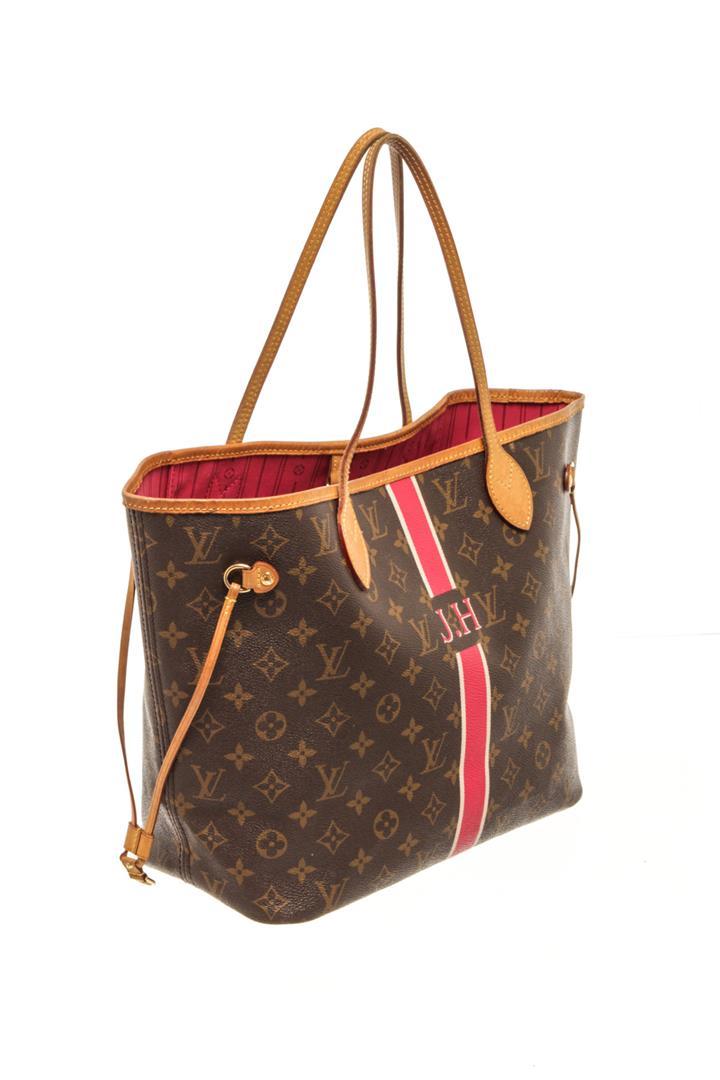 Louis Vuitton Brown Monogram Canvas Neverfull MM Shoulder Bag