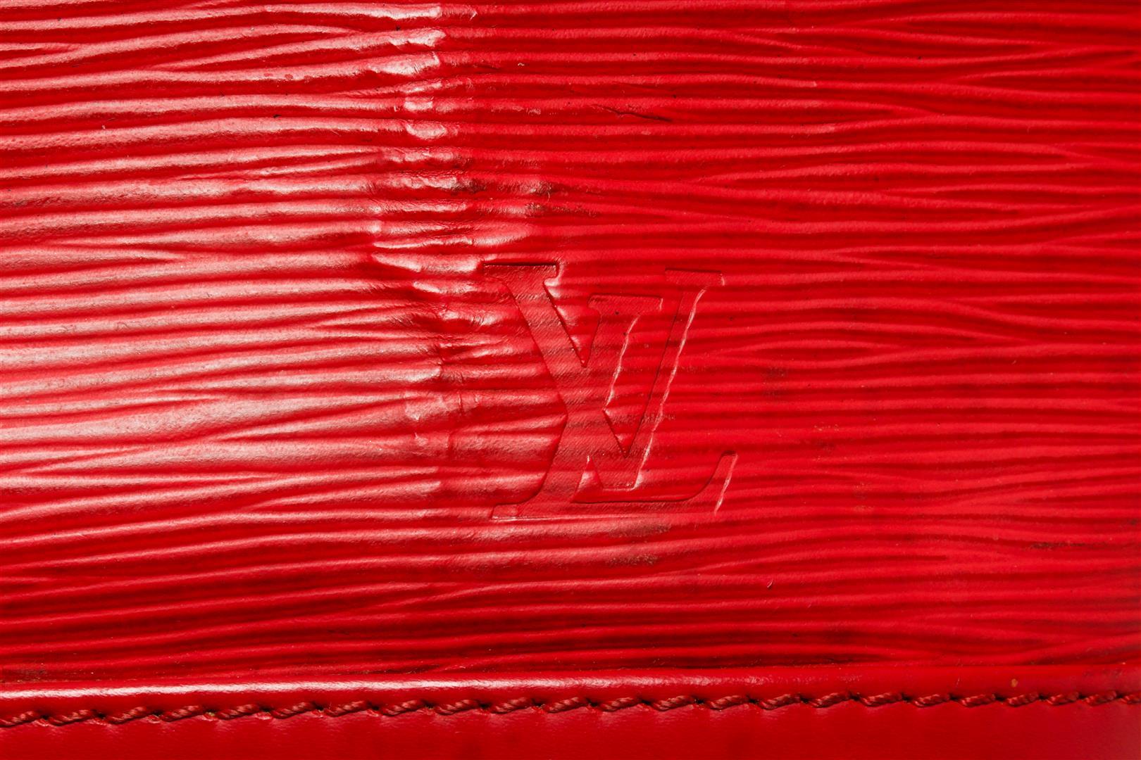 Louis Vuitton Red Epi Leather Petit Noe Bag