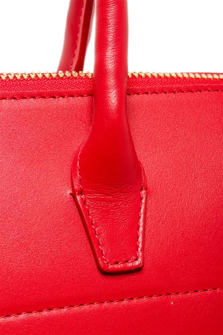 Mansur Gavriel Red Leather Travel Handbag