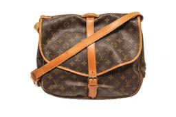 Louis Vuitton Brown Monogram Canvas Saumur 30 Shoulder Bag