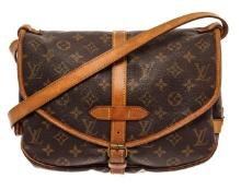 Louis Vuitton Brown Monogram Canvas Saumur 30cm Shoulder Bag