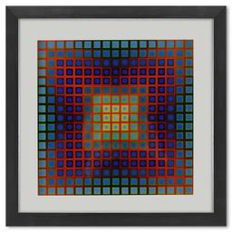 Kezdi de la serie Folklore Planetaire by Vasarely (1908-1997)