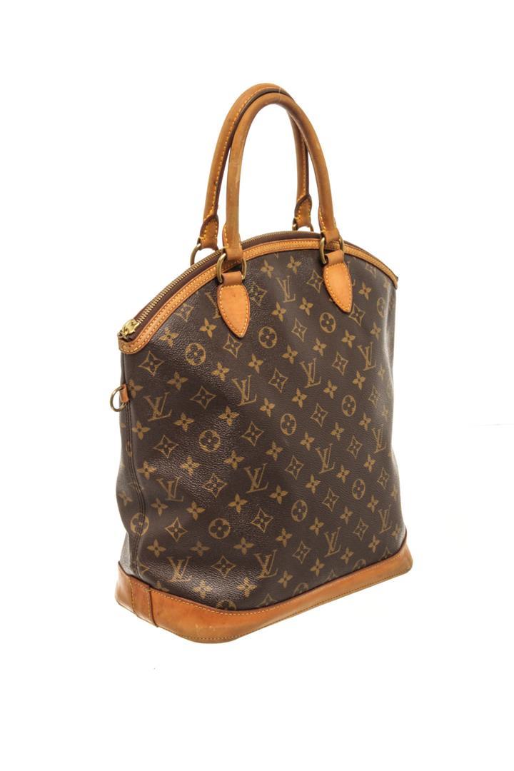 Louis Vuitton Brown Monogram Canvas Lockit Vertical Tote Bag