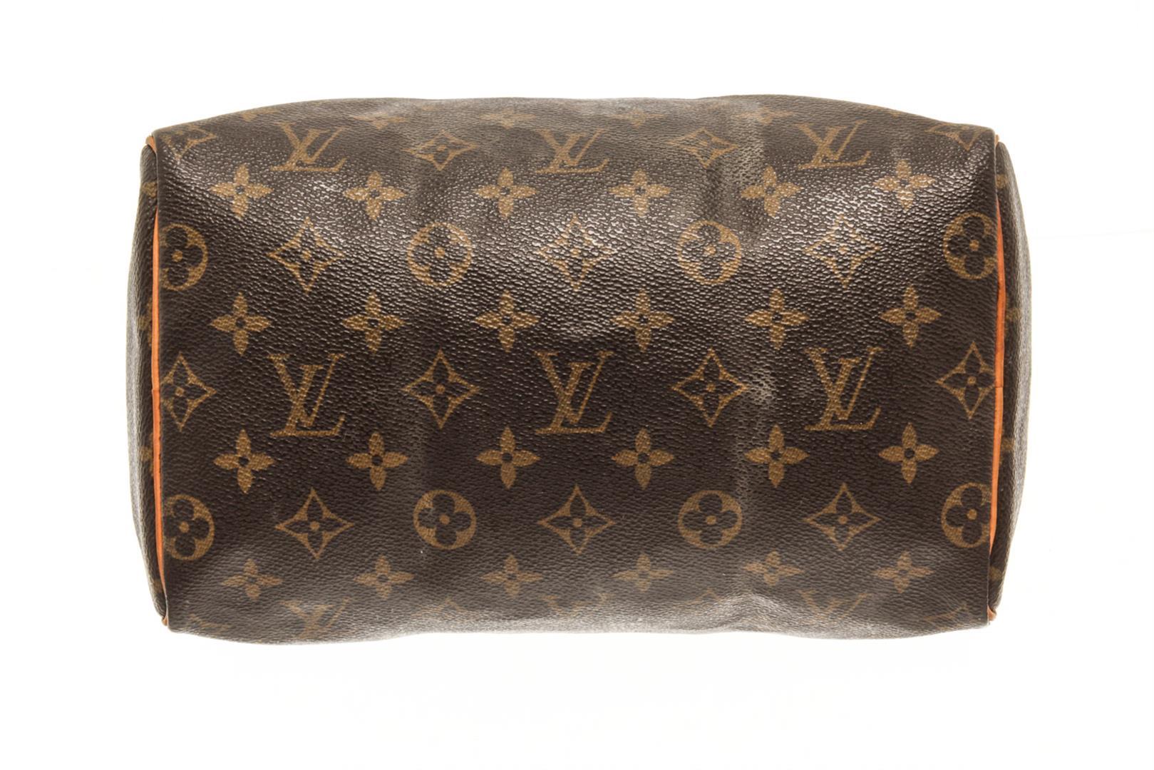 Louis Vuitton Brown Monogram Speedy 25 Satchel Bag