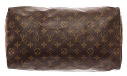 Louis Vuitton Brown Monogram Canvas Speedy 35 Satchel Bag