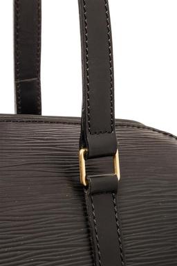 Louis Vuitton Black Epi Leather Soufflot Tote Bag