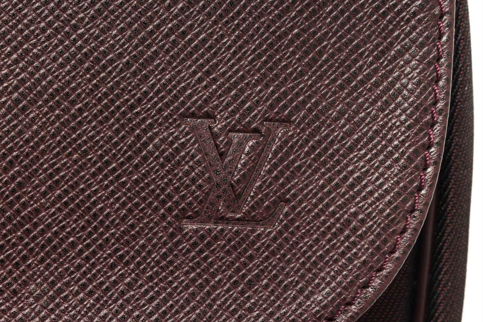 Louis Vuitton Brown Leather Portable Garment Briefcase