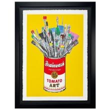 Tomato Pop (Yellow) by Mr Brainwash