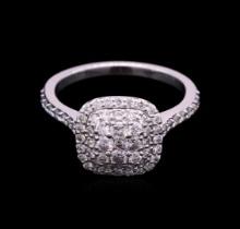 0.88 ctw Diamond Ring - 14KT White Gold