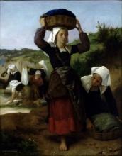 William Bouguereau - Washerwomen of Fouesnant