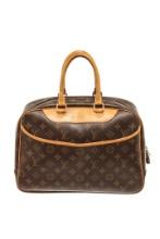 Louis Vuitton Brown Monogram Canvas Deauville Handbag