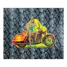 Biker Gal by Steve Kaufman (1960-2010)