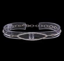 0.40 ctw Diamond Bracelet - 14KT White Gold