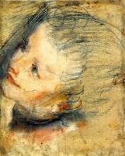 Federico Barocci - Study for the head of Jesus Chris