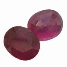 10.08 ctw Oval Mixed Ruby Parcel