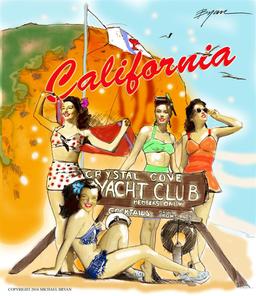 Crystal Cove Yacht Club by Michael Bryan