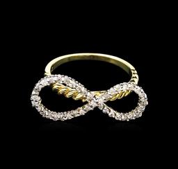 0.35 ctw Diamond Ring - 14KT Two-Tone Gold