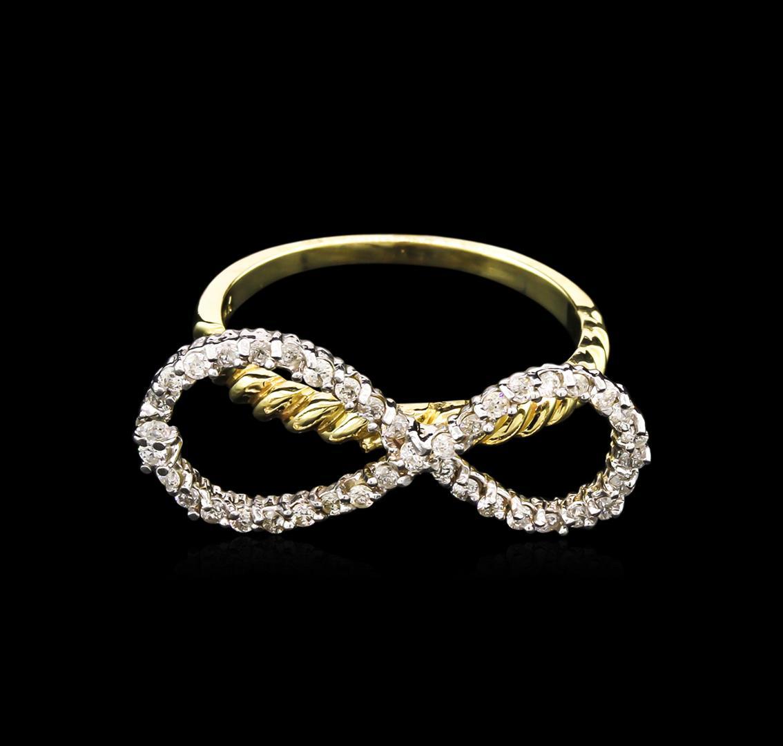 0.35 ctw Diamond Ring - 14KT Two-Tone Gold