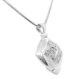 18kt WG Diamond Pendant and chain