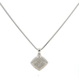 18kt WG Diamond Pendant and chain