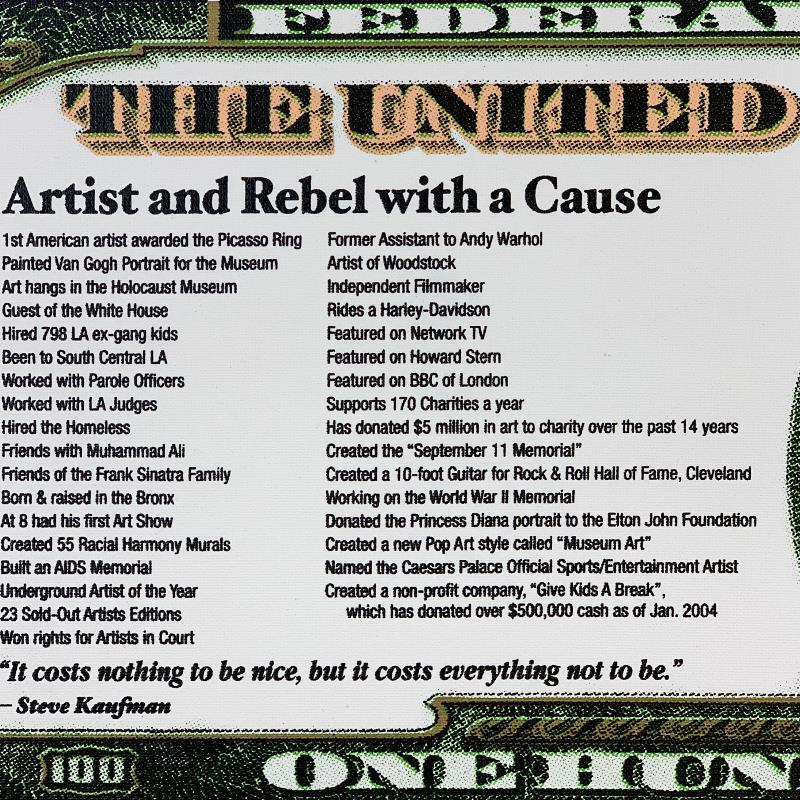 To Hell and Back ($100) by Steve Kaufman (1960-2010)