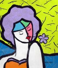 MORAIS SEDUCTION SIGNED ORIGINAL ACRYLIC