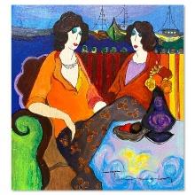 At the Port by Tarkay (1935-2012)
