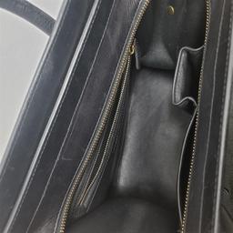 Celine Tri-Color Leather Mini Luggage Tote Bag