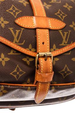 Louis Vuitton Brown Monogram Canvas Saumur 30 Messenger Bag