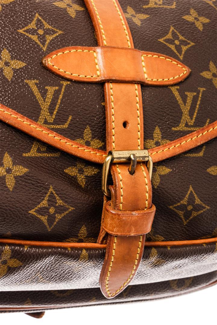 Louis Vuitton Brown Monogram Canvas Saumur 30 Messenger Bag