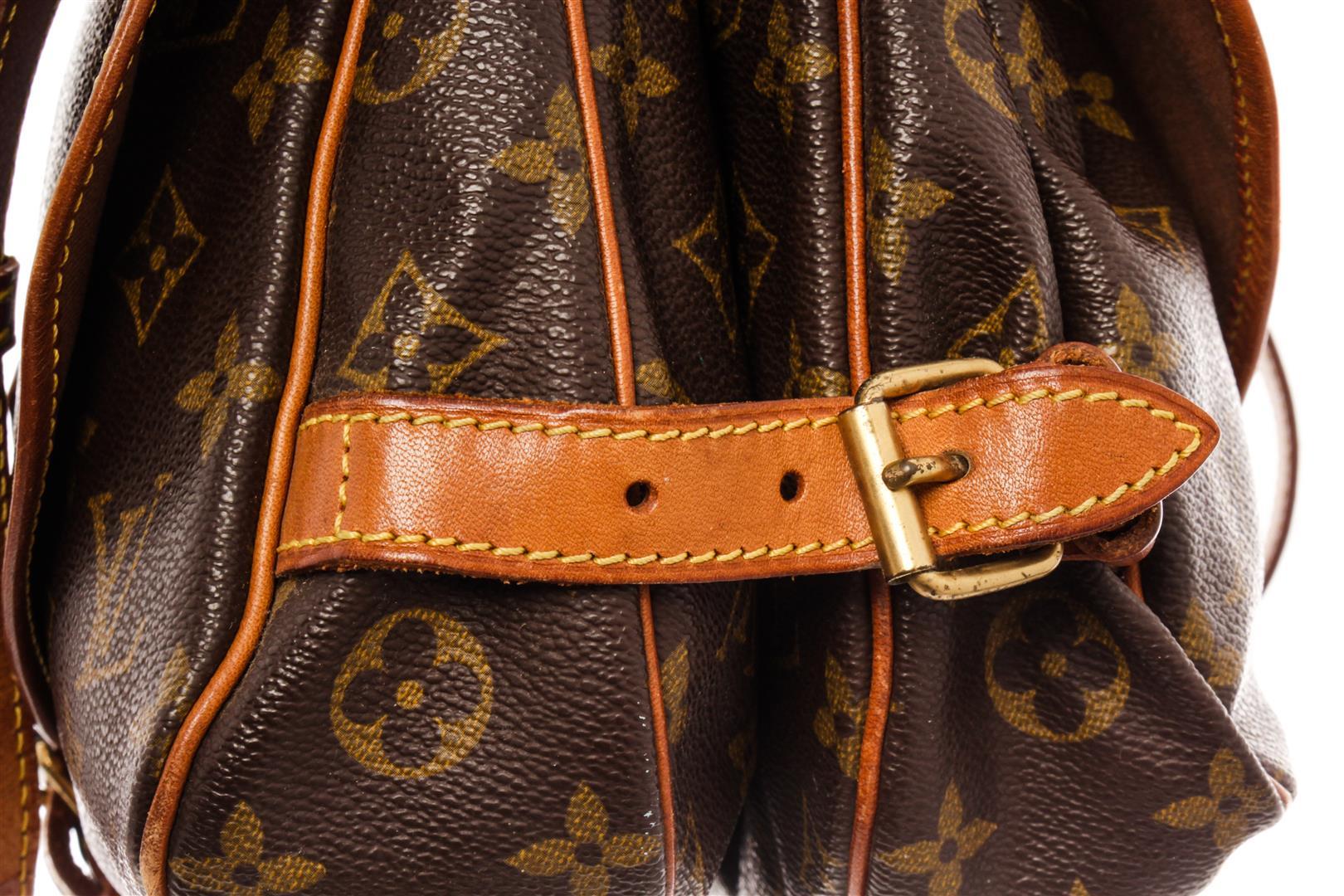 Louis Vuitton Brown Monogram Canvas Saumur 30 Messenger Bag