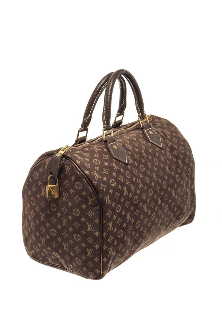 Louis Vuitton Brown Monogram Canvas Speedy 30 Satchel Bag