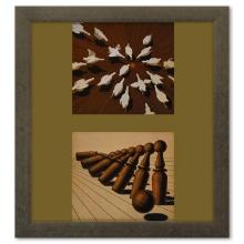 Etude De Mouvement (Basse - Cour Quilles) de la serie Graphismes 1 by Vasarely (