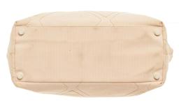 Chanel Light Pink Beige Leather No.5 Coco Mark Rope Tote Bag