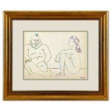 La Comedie Humaine 27.1.54-I by Picasso (1881-1973)