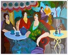 TARKAY MORNING TEA SIGNED SERIGRAPH