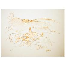 View Of Julienas In Beaujolais, France - 2 by Ensrud Original