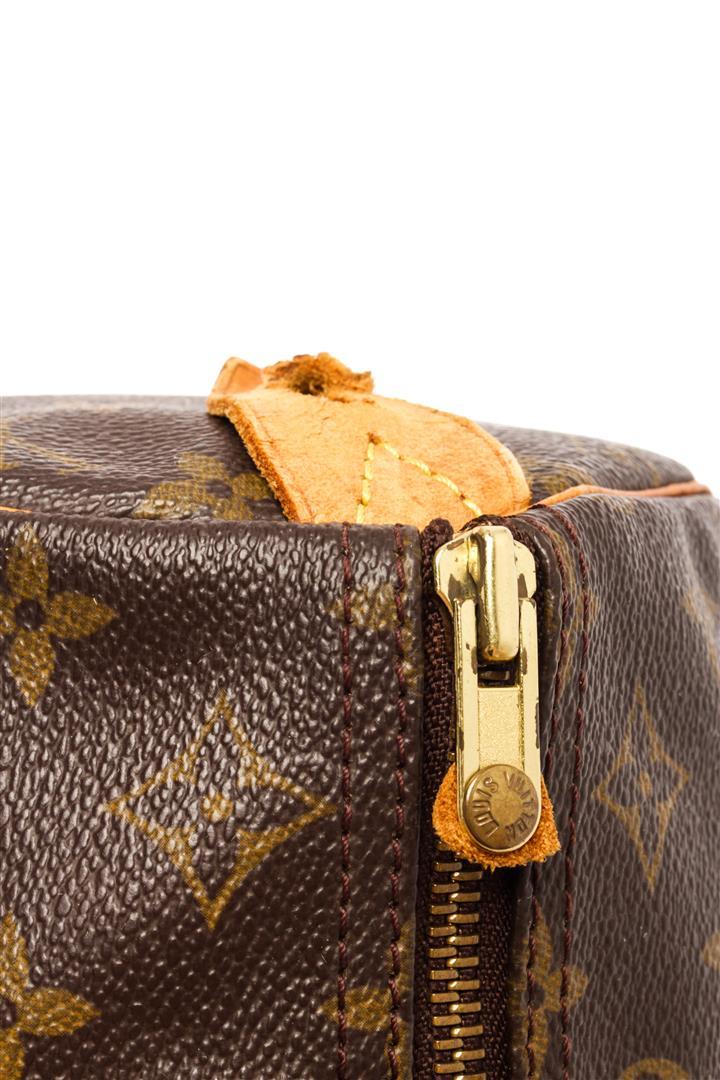 Louis Vuitton Brown Monogram Canvas Speedy 30 Satchel Bag