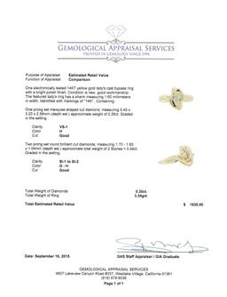 0.30 ctw Diamond Ring - 14KT Yellow Gold