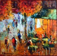 ROZENVAIN STREET PARTY SIGNED ORIGINAL