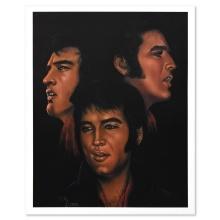 Elvis Portrait by Evans Sally