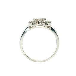 18kt WG Diamond Cluster Flower Ring (SM)