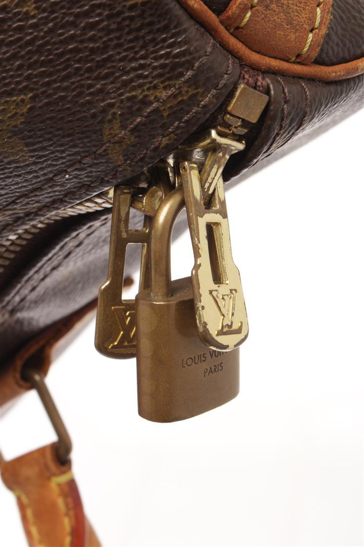 Louis Vuitton Brown Monogram Speedy 35 Bandouliere