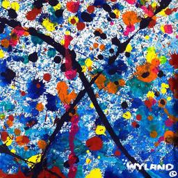 Untitled Abstract by Wyland Original