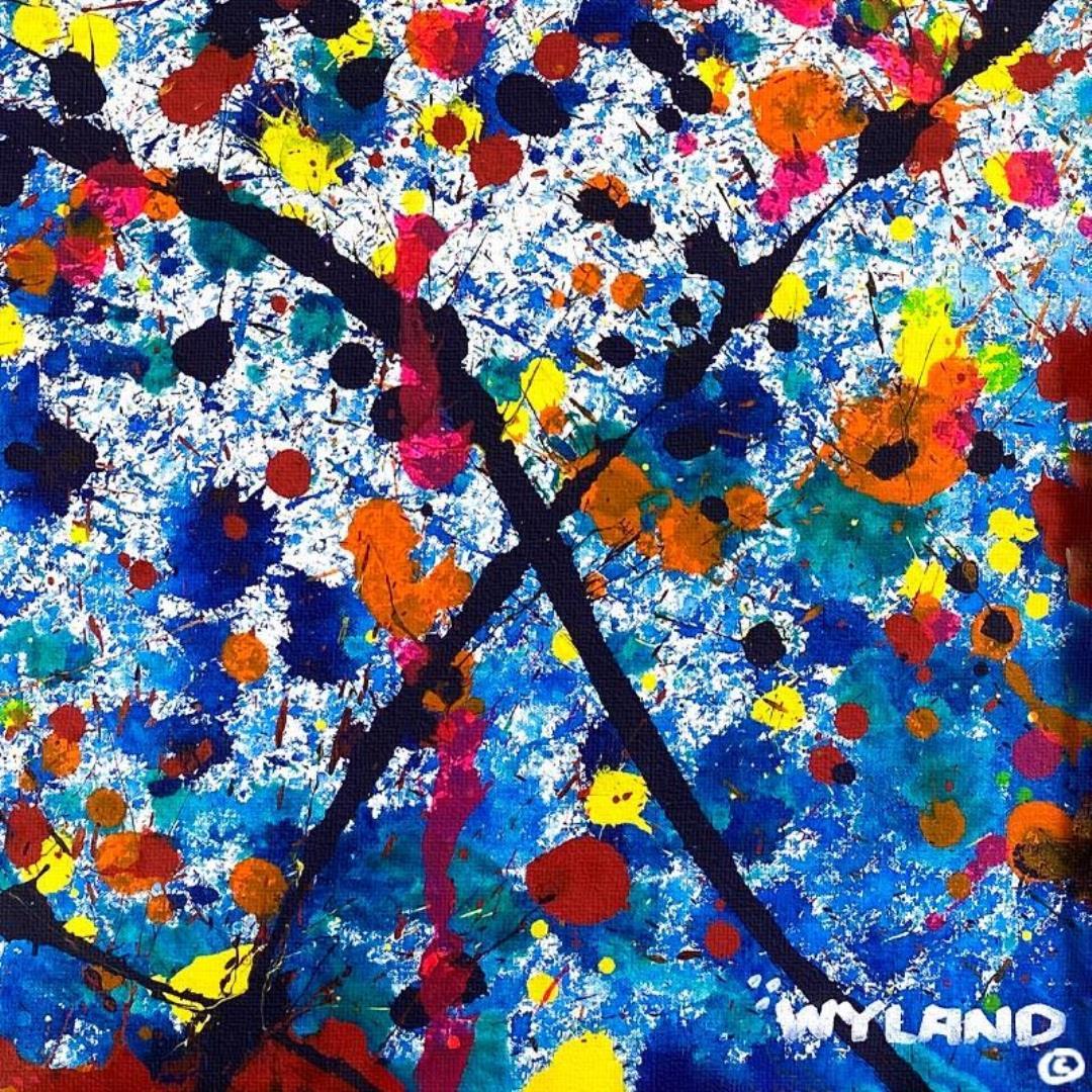 Untitled Abstract by Wyland Original