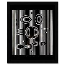 Manipur de la serie Ondulatoires by Vasarely (1908-1997)